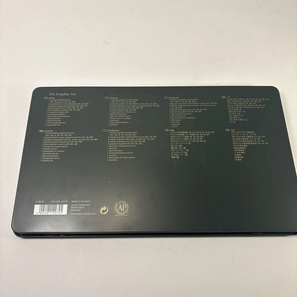 New Faber-Castell 26 Pitt Artists' Graphite Pencils Tin – Some Missing